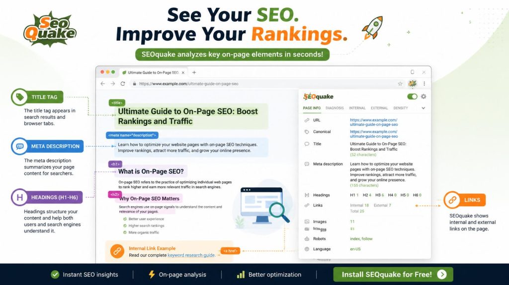 How to Use SEOquake
